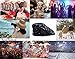 IHAUIUE Sequin Glitter Berets Hats Womens Bling French Hat Fashion Sparkly Artist Caps for Party Club Dance Disco Black