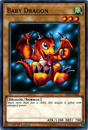 Amazon.com: Yu-Gi-Oh! - Baby Dragon - SS02-ENB06 - Common - 1st