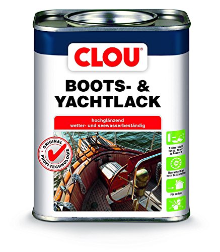 Preisvergleich Produktbild (19,52 / Liter ) Boots- und Yachtlack Farblos 2,5 Liter