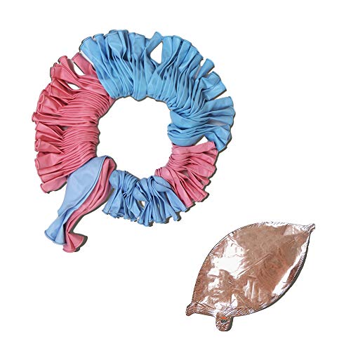 Macaron Pink Balloons And Macaron Blue Balloons136Pcs , Balloon Arch & Garland Kit, Balloon Strip Tape For Graduation, Wedding, Birthday Décor #TOP1