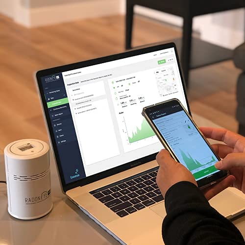 Ecosense RD200P RadonEye Pro, Certified Digital Radon Monitor for Professionals, Easy Report Generation, User Friendly App,Dashboard,Report All-in-One Package - Thumbnail 3