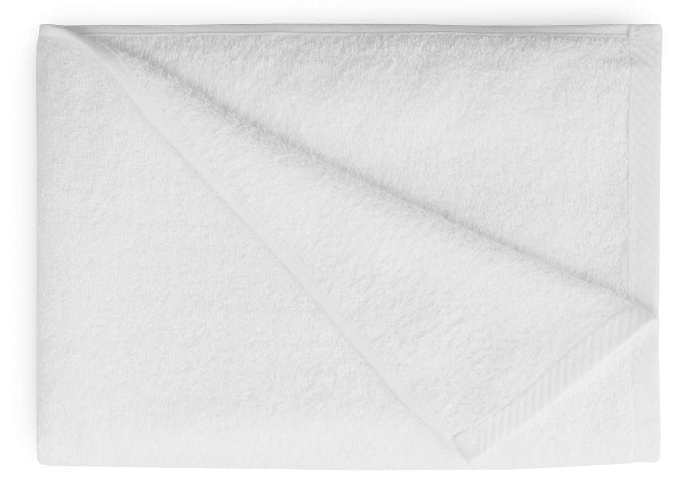 Top Towel - Plus - Serviettes de Bain - 4 Serviettes de Visage ou Bidet - 30 x 50 cm - 100% Coton - Blanc
