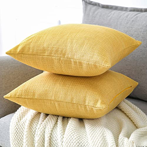 Artscope 2 Pezzi Federe Cuscini in Lino