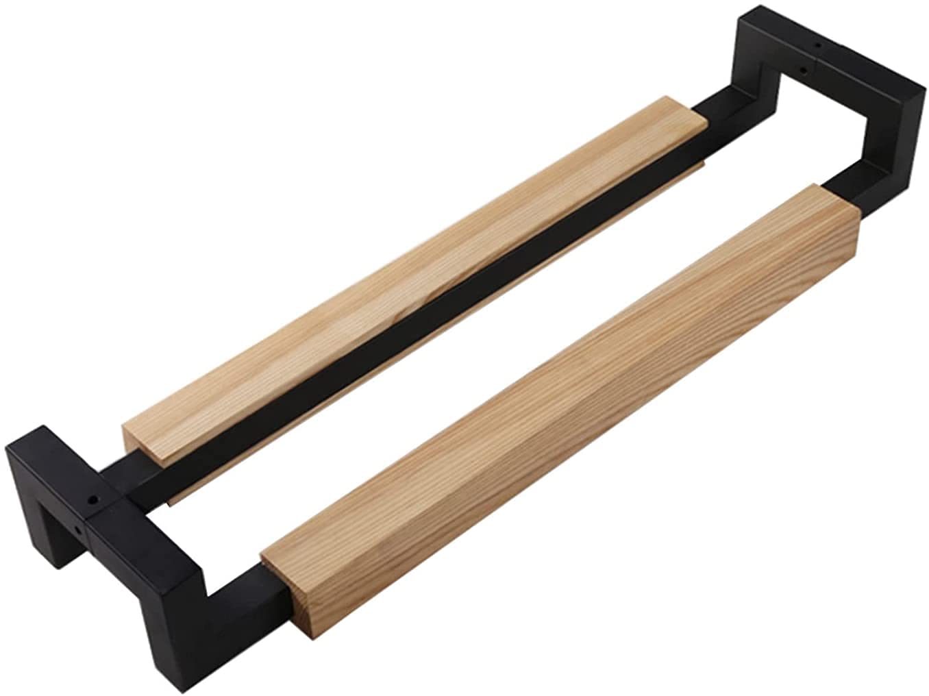 Gthtuhfd Contemporary Stainless Steel Rectangular Entry Door Handle Bar Push Pull Design Wooden 60Cm/23.6Inch And 100Cm/39.4Inch Lengths,60Cm/23.6Inch