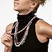 Glass Of Venice Murano Glass Necklace Longer Length 24-Inch Plus Extender - Multicolor Italian Millefiori Beads Handmade Blown Glass - Murano Glass Necklaces for Women