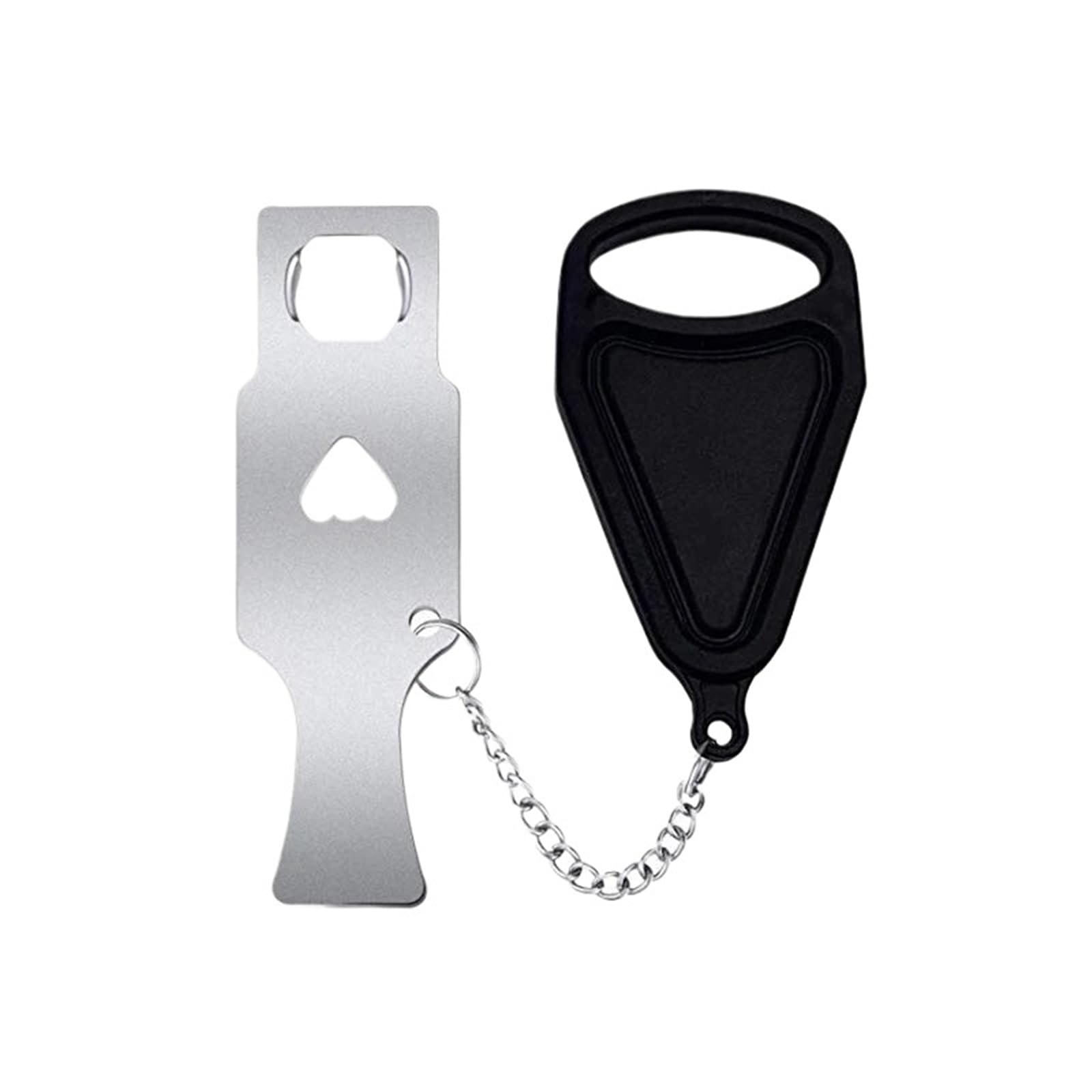 Meytxoa Black Portable Door Lock Portable Door Lock Keyless Anti-Theft Hotel Travel Locks Childproof Security Home Safety
