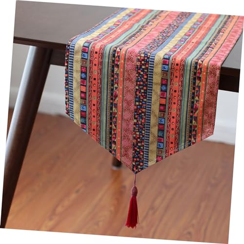 Chemin de table nappe délicate style Asie du sud-est lin en coton - 7