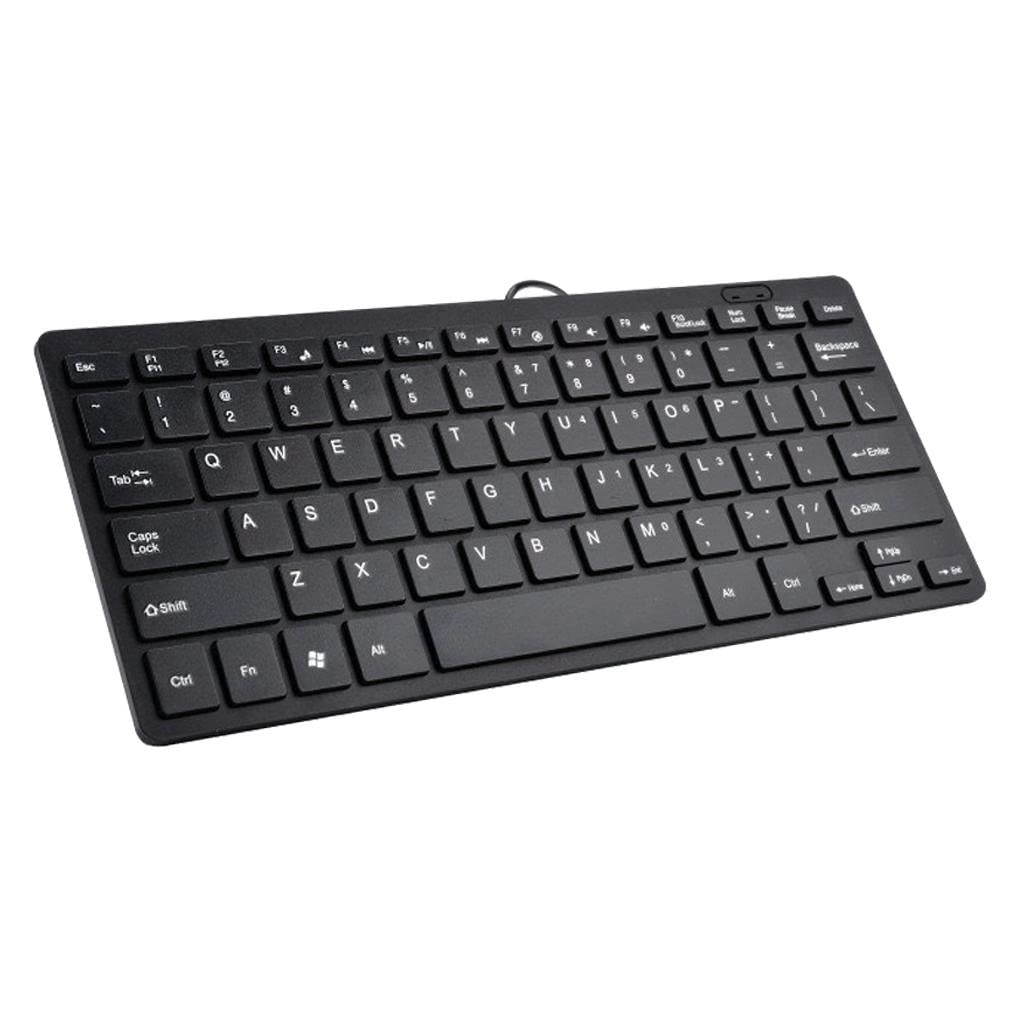 Amazon | gazechimp 小型キーボード 有線USBキーボード 78キー ラップ