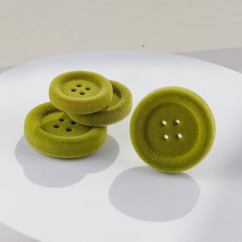 Guziki, 10-100 sztuk, ręcznie szyte okrągłe guziki z 4 otworami, kolorowe guziki do swetrów, guziki dekoracyjne, akcesoria do szycia/czerwony/28 mm 100 szt
