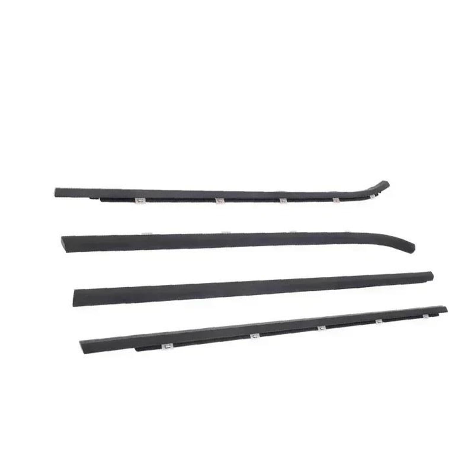 Beltline Molding for for i30 2008-2011 Black Outside Window Glass Weatherstrip Sealing