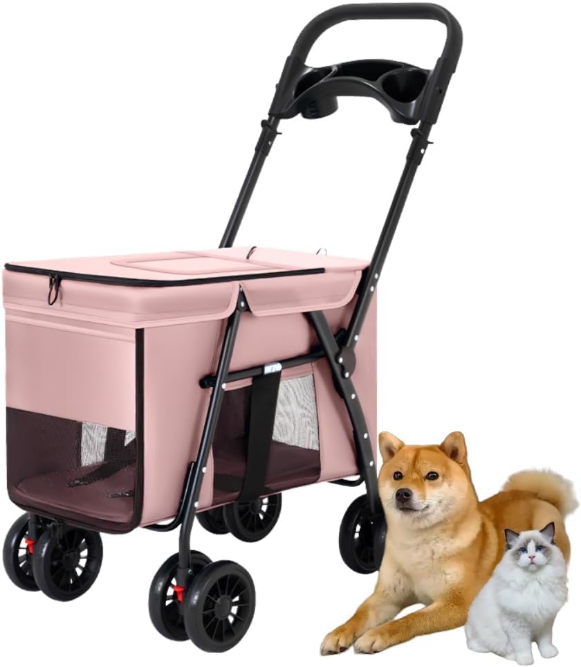 M2798-103-65】ペットカート 4輪 折りたたみ 犬用カート 犬 散歩