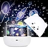 【Kommt mit einer Spieluhr】Die Spieluhr enthält 4 Musik (Spirited Away, Happy Birthday und Sky City). Das Baby-Nachtlicht hat zwei Verwendungsmodi: es wird direkt an die Stromversorgung angeschlossen oder die Stromversorgung nach dem Laden getrennt.