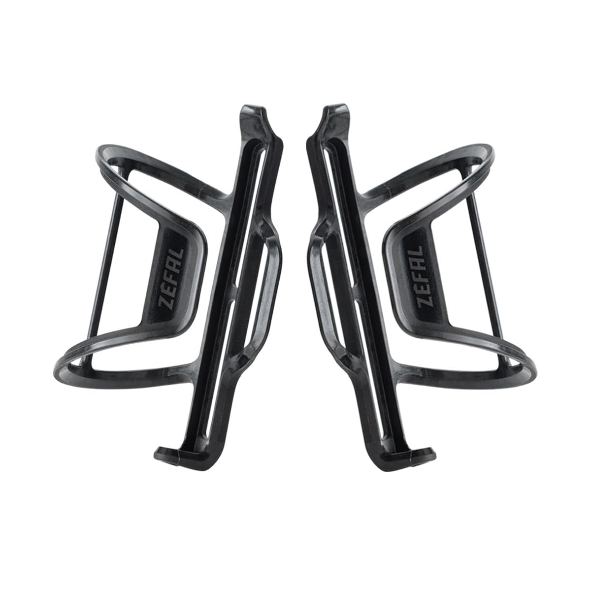 ZEFAL Pack Pulse S2-2 x Porta Borraccia Bici Laterale MTB - Portaborraccia Carbonio Leggero - Porta Borraccia MTB in Fibra di Carbonio - 2 x 28g - Fabbricato in Francia