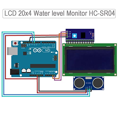 Image of 2004 LCD Display Module DC 5V 20x4 White Character Blue Backlight | (Pack of 2) DIYmalls 2004 LCD Display Module 5V 20x4 White Character Blue Backlight 16P Parallel Interface for Arduino ESP32