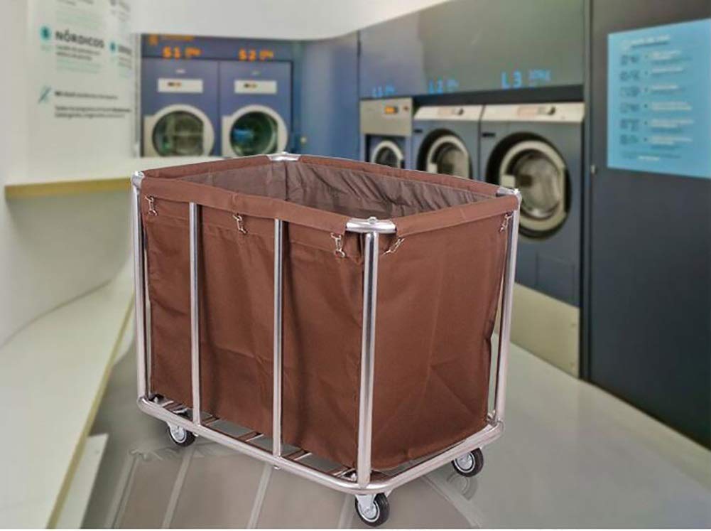 Wózki Do Przechowywania Ręczne, Ruchome Wózki Ruchome, Wózek Do Prania Do Szpitali Szkół, Ciężki Wózek Sortownika Z Odłączanymi Torbami Z Tkaniny/Style2/90 * 65 * 85Cm
