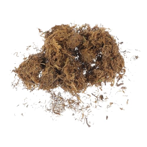OFFSCH Artificial Fake Moss Plants Decor Plant Moss for Potted Plants Home Wall Decor Bonsai Garden Landscaping Moss Ornament Brown Moss Decor Craft Kit