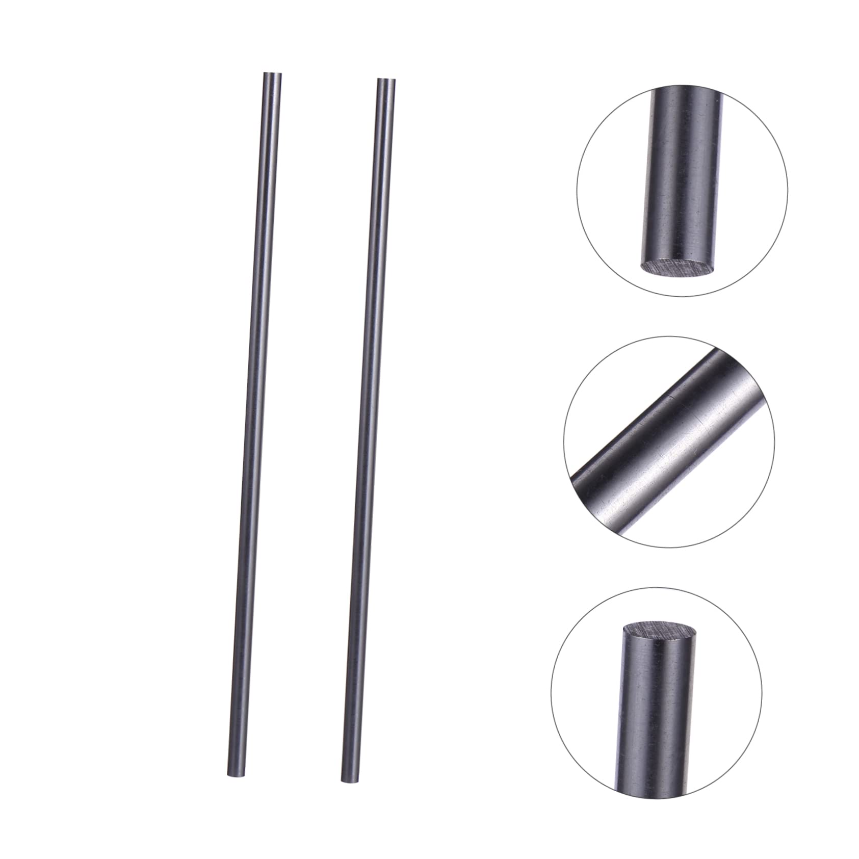 Unomor 2Pcs Graphite Stir Stick for Melting Crucible Stirring Rods ? Graphite Mixing Sticks for Liquid Mixing and Melting Applications