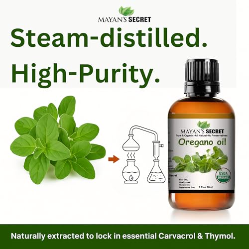 Aceite Esencial de Orégano 100% Puro y Orgánico 1oz miniatura 4