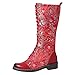 FKoexedsny Bottes de moto bottes femme bottes longues bottes de style ethnique chaussures brodées vintage pour femme bottes femme bottes femme noir cuir 41, rouge, 39 EU