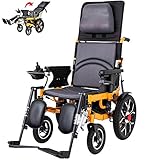  Carrozzina leggera Carrozzina elettrica Carrozzina elettrica pieghevole Semovente con telecomando Carrozzina elettrica completamente sdraiata Carrozzina elettrica pieghevole sanitaria Batteria al liti