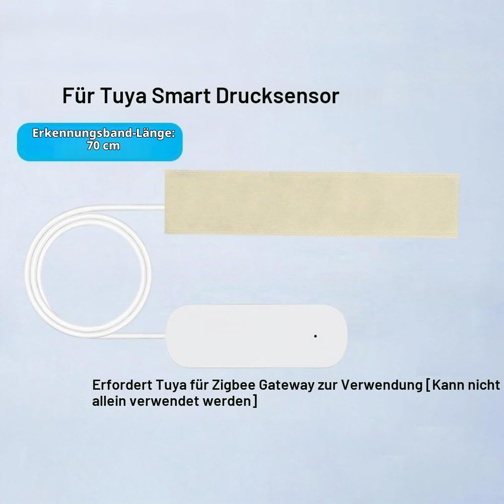 Für Tuya Smart Drucksensor Anwesenheitserkennung, Remote-Erinnerung für Zigbee für Smart Home Automation (70 cm)