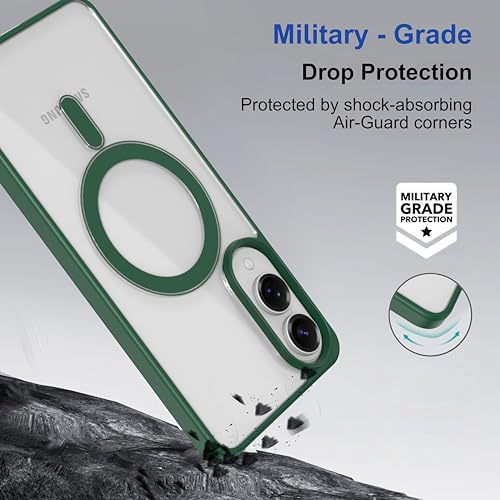 Image of Zapcase Back Case Cover for Samsung Galaxy S25 Edge | Compatible for Samsung Galaxy S25 Edge Back Cover | Scratch-Resistant Back Cover | Forest Green