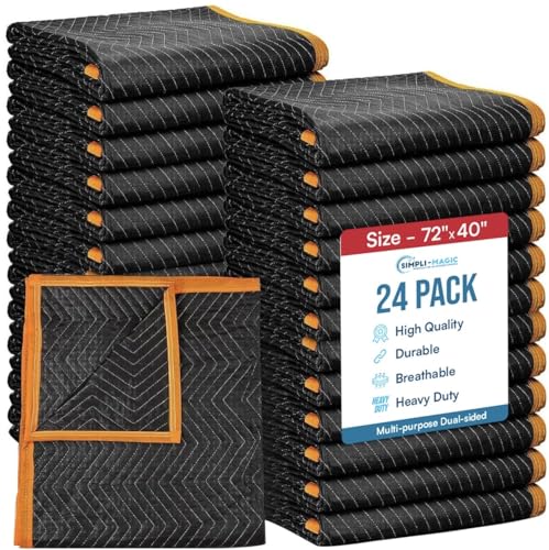 Simpli-Magic Heavy Duty Padded Packing Blanket 72" x 40"