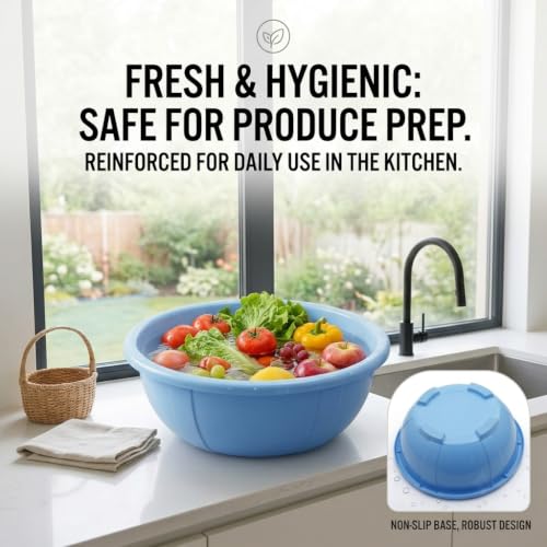 Image of AIR O MATIC Unbreakable Plastic Multipurpose Bath Tub /Washing Tub 12 LTR (Basin Tub)