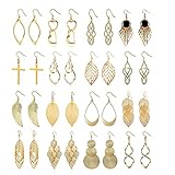 16 Pairs Drop Dangle Earrings Wholesale Earrings Fashion Statement Boho Bohemian Earrings Set