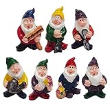 Photo Gallery 7pcs mini gnomo statua in miniatura giardino fata gnomi fata resina outdoor fai Photo Gallery 7pcs mini gnomo statua in miniatura giardino fata gnomi fata resina outdoor fai