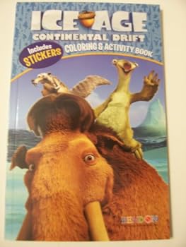 Toy Disney Ice Age Continental Drift Coloring & Activity Book with Stickers (5.25" x 8.25") Book