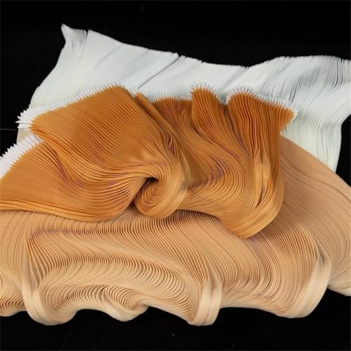 Tissu en maille plissée dégradé pour couture et modélisme