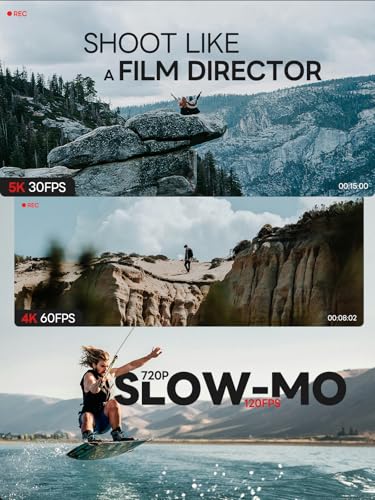 NBD 5K/30FPS Video Camera for Vloggers, 64MP Ultra HD with 180° Flip Screen & WiFi, 16X Zoom, Autofocus, 500g Light (40% Than DSLR) - Vlog Kit with 32GB Card & Dual Batteries (Graphite) - Image 3