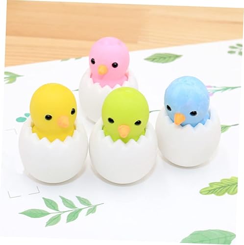 Miniatura 4 de Shell Chick Eraser Puzzle Bulk Puzzle Easter Basket Stuffers Pen Eraser Small Chicken Animals s Decorativo Pascua s Modelo Mini 24pcs