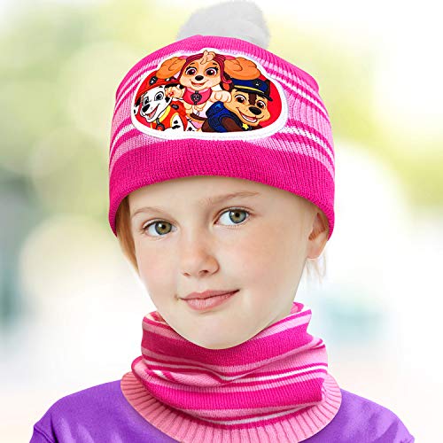 Nickelodeon Girls' JoJo Siwa or Paw Patrol Winter Hat, Gloves or Mittens, and Gaiter Set (2-7)2