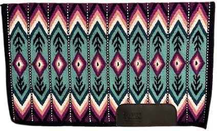 Handmade Western Ranch Saddle Blanket | Genuine New Zealand Wool Pad | Custom Equestrian Gear AM-350