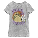 Photo Gallery star wars jabba tacos girls short sleeve tee shirt, athletic heather, medium Photo Gallery star wars jabba tacos girls short sleeve tee shirt, athletic heather, medium