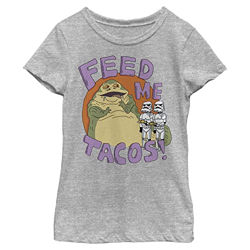 T-shirt Star Wars Jabba Tacos pour fille idéal pour l'école et le weekend