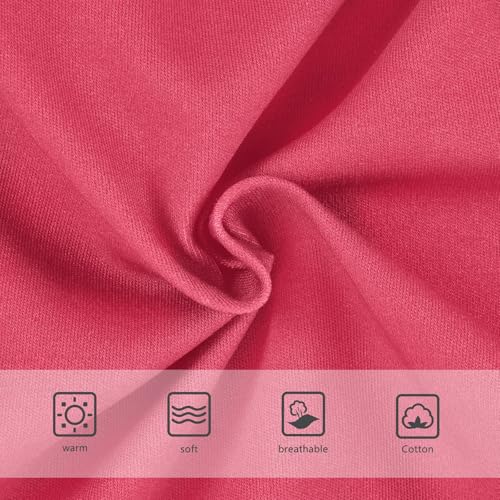 Joisal Crimson Red Panties Little Girl Toddlers Underwear Floral Cotton Fun Print Briefs Girls Undies 2t3