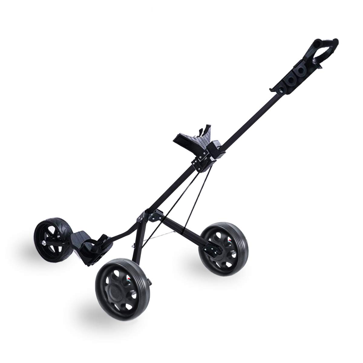 Buy BOBOPRO Push Pull Golf Cart Trolley,3 Wheels One Second to Open