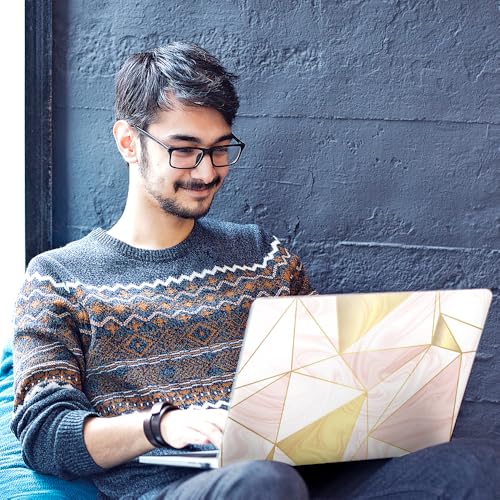 Image of Galaxsia Pattern D4 Top+Wrist Pad Vinyl Laptop Skin /Sticker /Cover Upto 15.6 Inches Laptops Laminated-Removable-HD Quality Compatible for Hp-Dell-Sony-Lenovo-Asus etc.(15x10 Inches)
