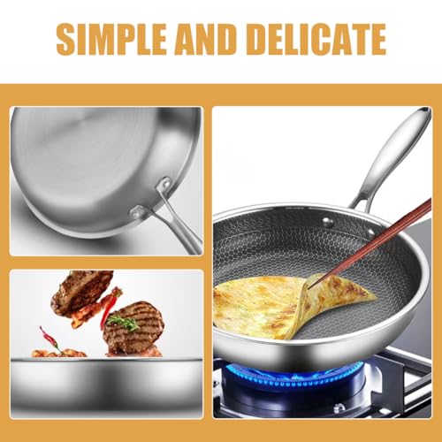 Sartén Wok de Acero Inoxidable Cabilock con Mango miniatura 3