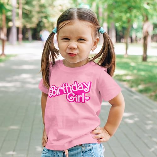 Olive Loves Apple Birthday Girl Doll Themed Outfit for Birthday Party Shirt2