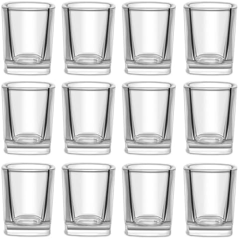 Praknu Square Shot Glasses Set of 12 Cover