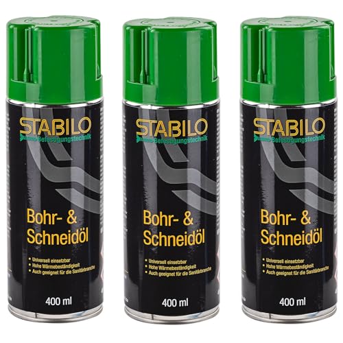 3x Schneidöl Bohröl 400ml | Ölspray | Schmiermittel | Schmierstoff | 3 Stück
