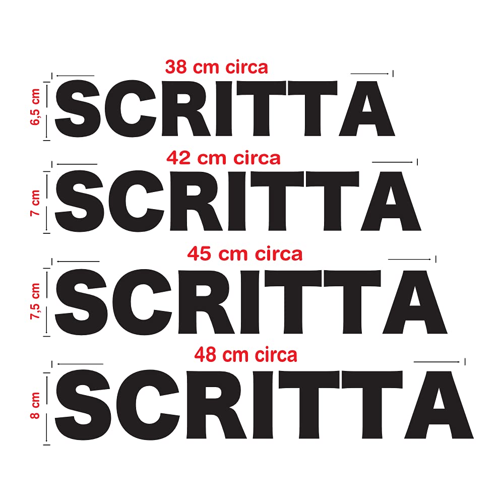 Scritte Adesive Personalizzate Multifunzione Circuito AUT AUT: Ideali per Vetrine e Muri, Sticker Menu in Vetrina, Decalcomanie Prespaziate Senza Fondo PVC Professionale