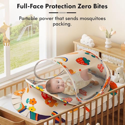 Image of StarAndDaisy Baby Mosquito net for Baby, Breathable mesh-Sleeping Nest for Baby's Peaceful Sleep, Baby Sleeping Pod.