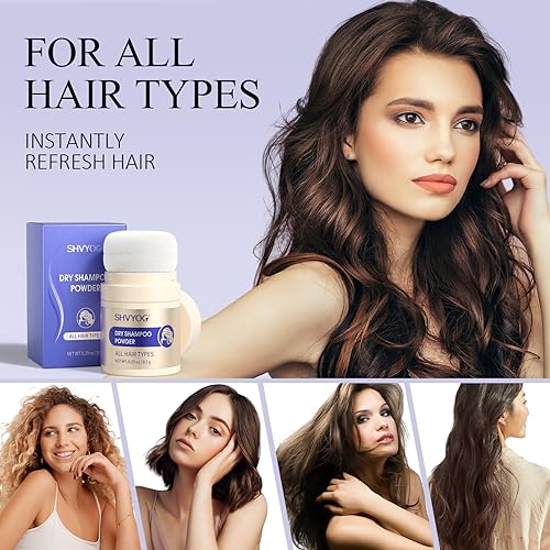 SHVYOG Dry Shampoo Powder, Travel Size Dry Shampoo, Powder Dry Shampoo for Dark Hair, Absorb Oil Mattifying Root Boost Dry Shampoo for Women, No White Cast, Benzene-Free, 0.29oz - Image 6