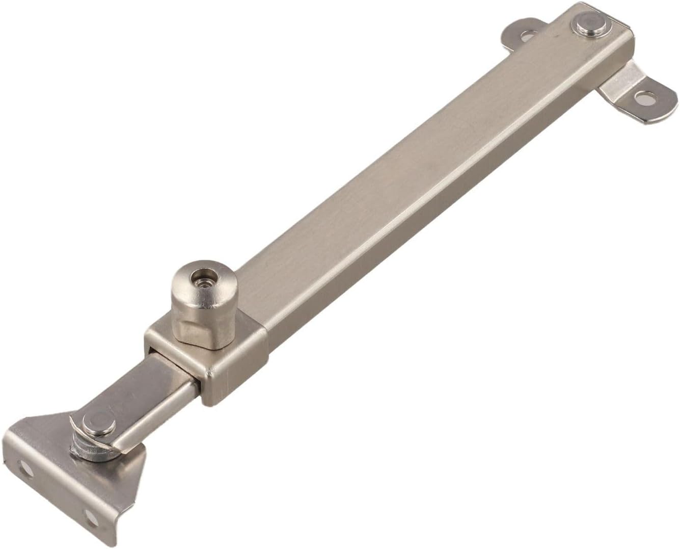 for Window Opening Limiter Steel, 7-Stage Casement Stopper PVC Aluminum Frames, Rotary Safety Lock Restrictor, Silver(A)