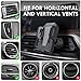 Miracase Air Vent Phone Holder for Car[Metal Hook Clip], Hands Free Universal Automobile Cell Phone Mount Fit for iPhone 16/15/14/13/12 Series, Samsung and All Smartphones,Gray